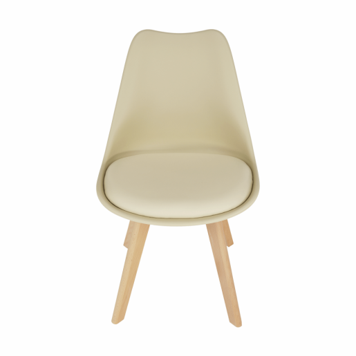Scaun cappuccino vanilie fag Bali 48x54x80 cm