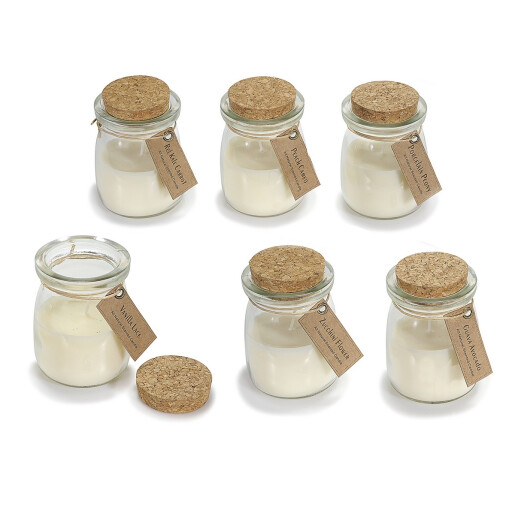 Set 6 lumanari parfumate Ø 5,5 cm x 8 H