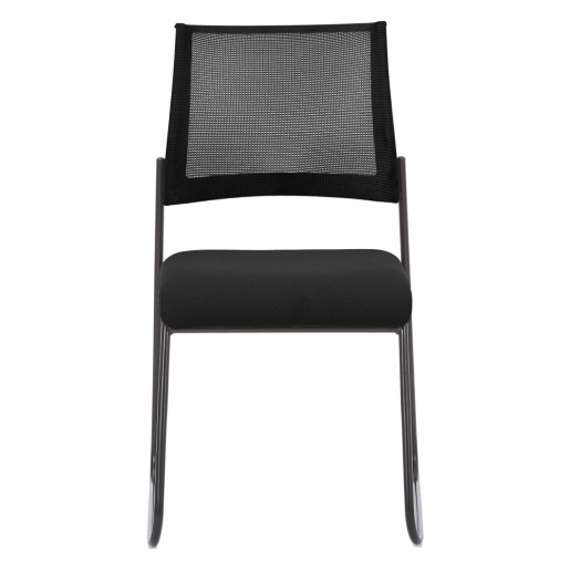 Scaun stivuibil negru Baris 45x64x82 cm 