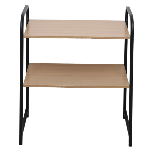 Raft mdf maro metal negru Bayan 53x35x67 cm 