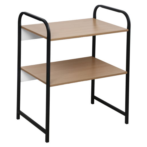 Raft mdf maro metal negru Bayan 53x35x67 cm 