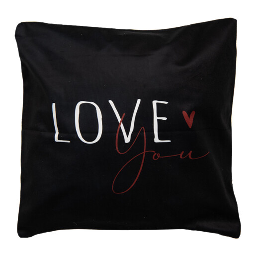 Fata perna decorativa textil multicolor Love 45x45 cm