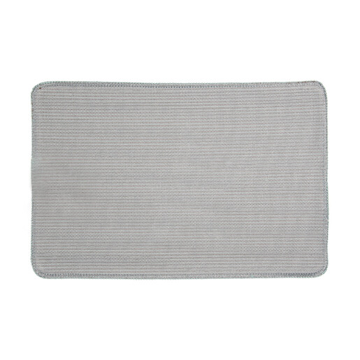 Covoras baie textil albastru maro 78x48x1 cm