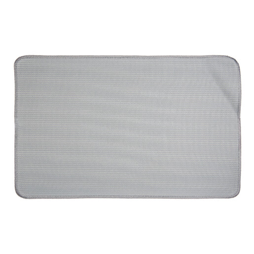 Covoras baie textil gri bej 78x48x1 cm