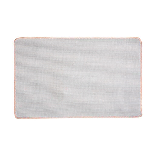 Covoras baie textil crem roz 78x48x1 cm