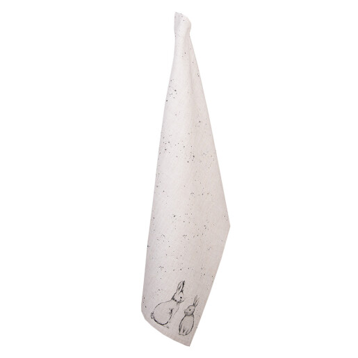 Prosop bucatarie bumbac gri bej 50x70 cm