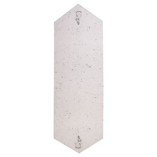 Traversa masa bumbac bej gri Iepuras 50x160 cm