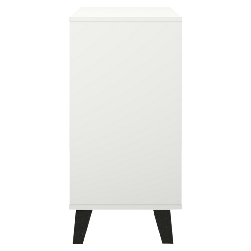 Comoda DTD laminat alb negru Bogan 70x38,8x78,4 cm