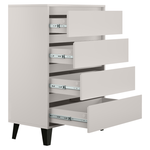 Comoda DTD laminat casmir negru Bogan 70x38,8x99,4 cm