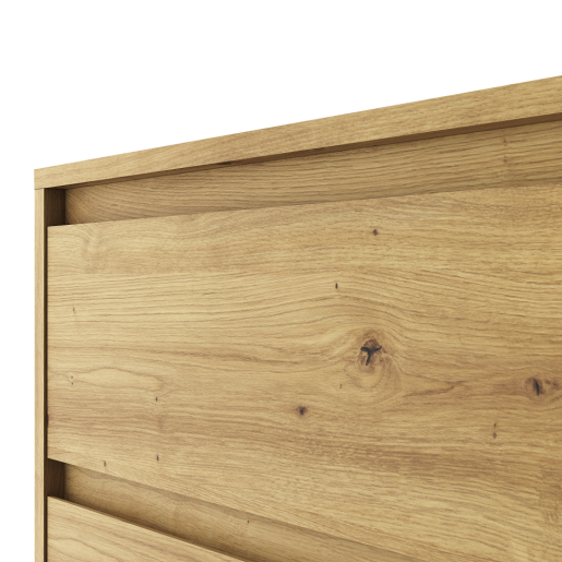 Comoda DTD laminat stejar artisan Bogan 40x38,8x120,4 cm