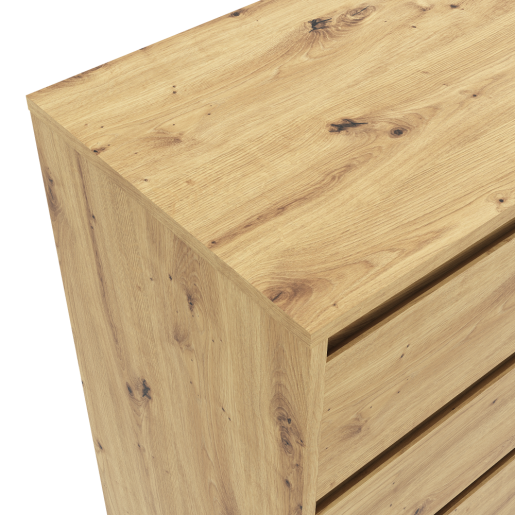 Comoda DTD laminat stejar artisan Bogan 40x38,8x120,4 cm