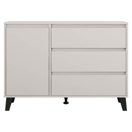 Comoda DTD laminat casmir negru Bogan 110x38,8x78,4 cm