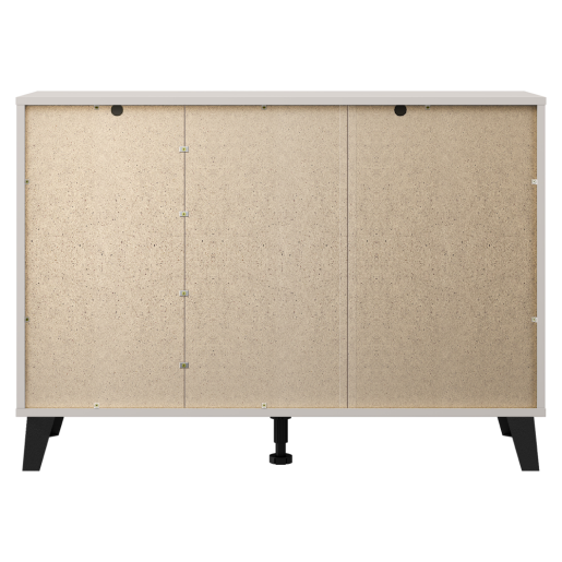 Comoda DTD laminat casmir negru Bogan 110x38,8x78,4 cm