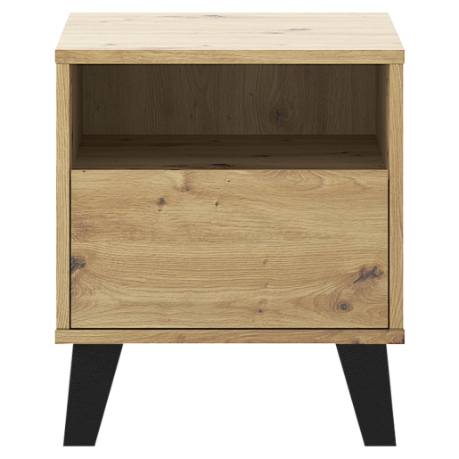 Noptiera DTD stejar artisan Bogan 40x38,8x45,6 cm
