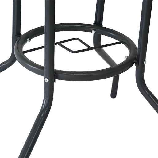 Masa gradina terasa, rotunda, otel sticla Borgen 80x80x71 cm