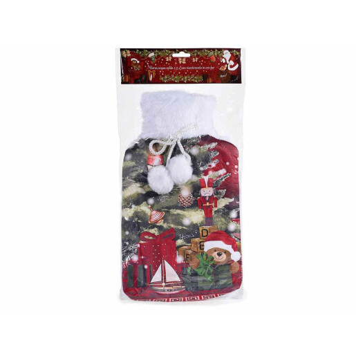 Set 4 recipiente apa calda Mos Craciun 21x36 cm, 1.5 L