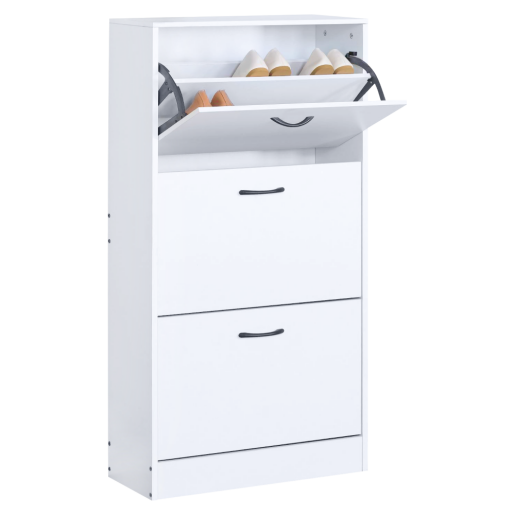 Pantofar pal alb Botoria 60x24x116 cm