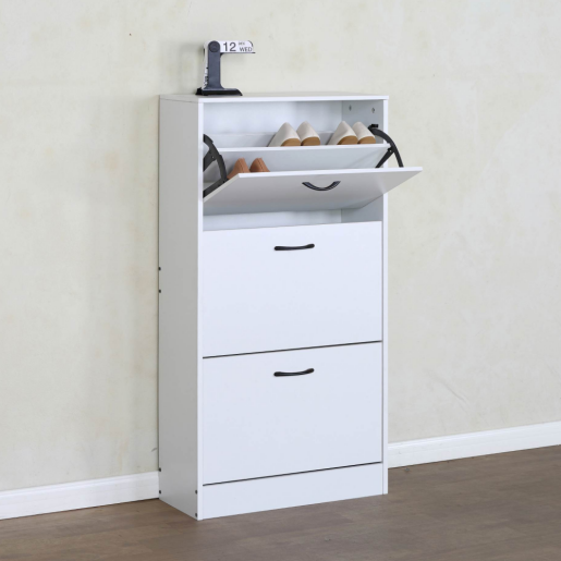 Pantofar pal alb Botoria 60x24x116 cm