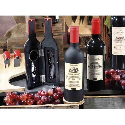 Set cadou, 3 ustensile pentru vin II Ø 6 cm x 23,5 H