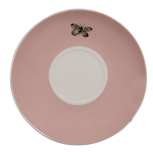 Set 4 cesti portelan multicolor 12x9x6 cm, 14x2 cm, 200 ml