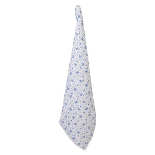Prosop bucatarie bumbac alb albastru 50x70 cm