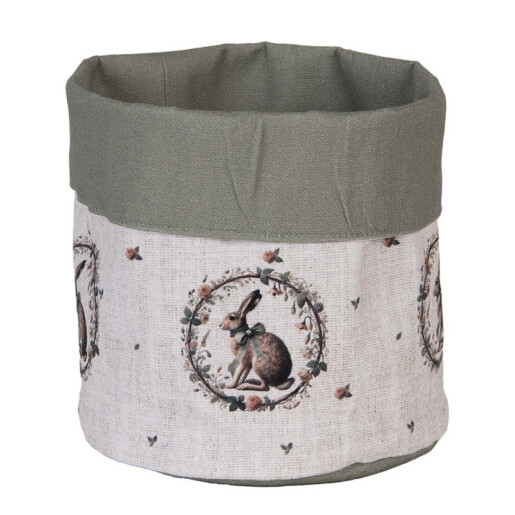 Cos paine Paste Iepuras bumbac multicolor Ø 15x16 cm