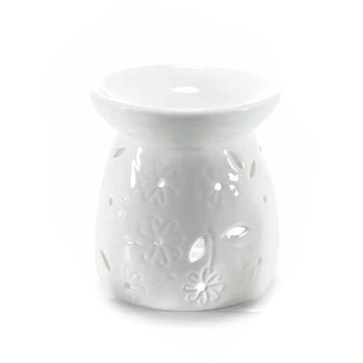 Difuzor parfum camera ceramica alba Ø 9 cm x 9,5 H