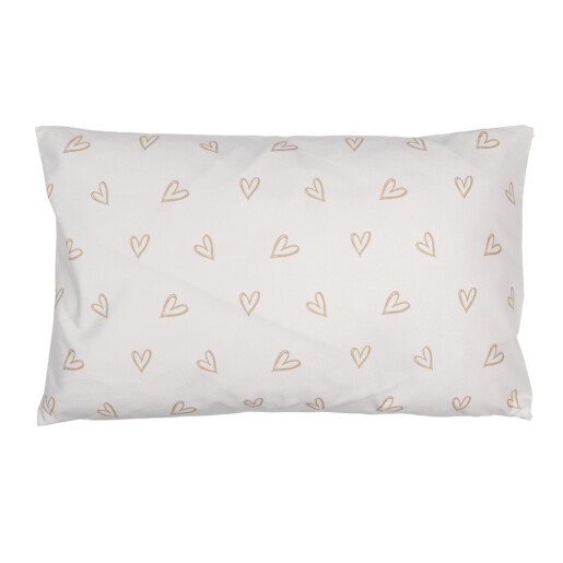Set 2 fete perna textil alb maro Iepurasi 30x50 cm