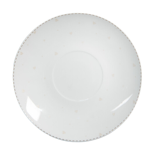 Set 4 cesti portelan alb maro Iepuras 12x9x6 cm, 14x2 cm, 250 ml