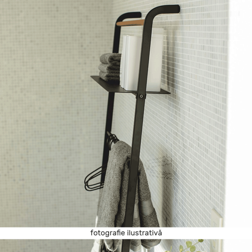 Scara decorativa metal negru Buby 40x26,5x160 cm 