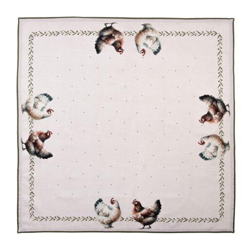 Fata masa bumbac multicolor Country 100x100 cm