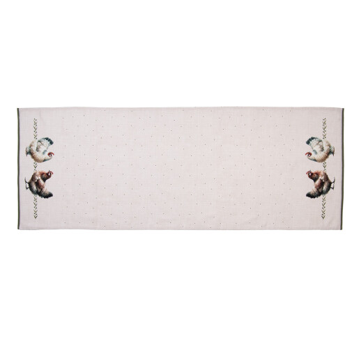 Traversa masa bumbac multicolor Country 50x140 cm