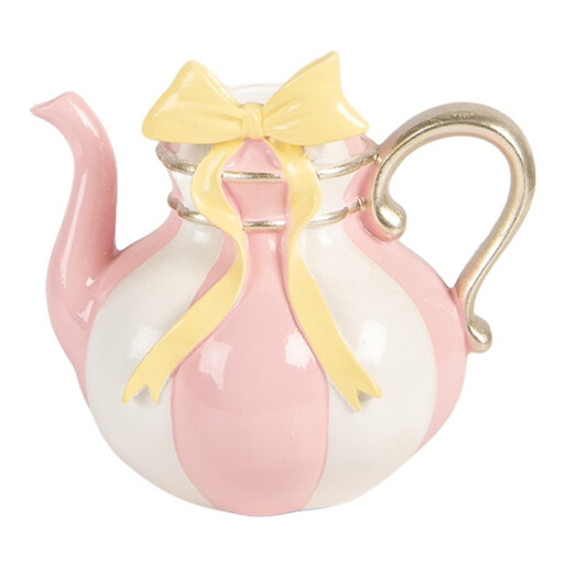 Suport lumanare Ceainic polirasina multicolora 13x10x11 cm