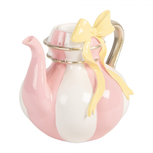 Suport lumanare Ceainic polirasina multicolora 13x10x11 cm