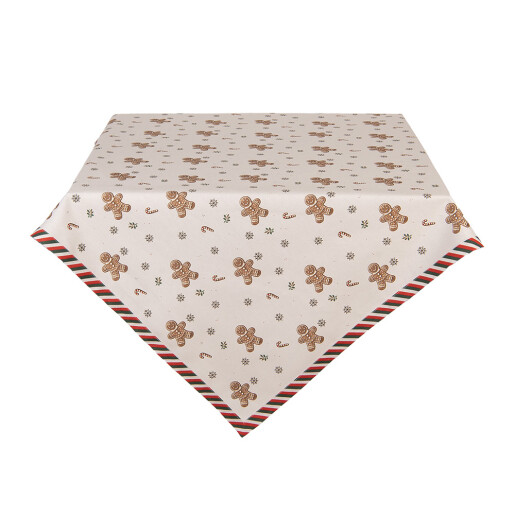 Fata masa Craciun Turta Dulce bumbac multicolor 100x100 cm