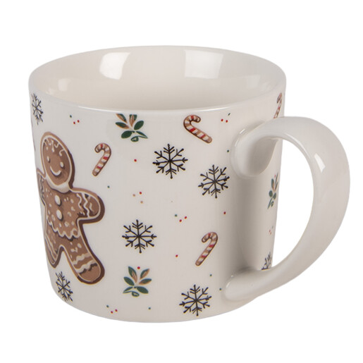 Cana Craciun Turta Dulce portelan multicolor 12x8x7 cm / 275 ml