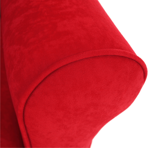 Fotoliu tapiterie textil rosu Charlor 86x72x105 cm