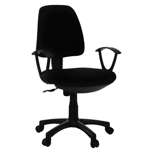 Scaun birou negru Colby 60x52x90-100 cm