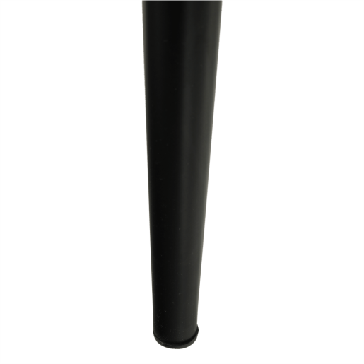 Scaun tapiterie textil maro picioare metal negru Coleta 41x49x96 cm