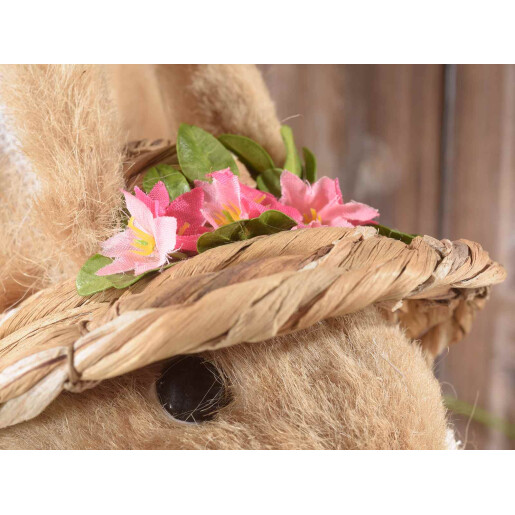 Figurina Iepuras Paste multicolor 12x21x30 cm