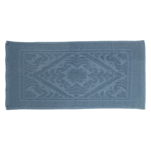 Covoras albastru textil pentru baie Salvador 60x120h