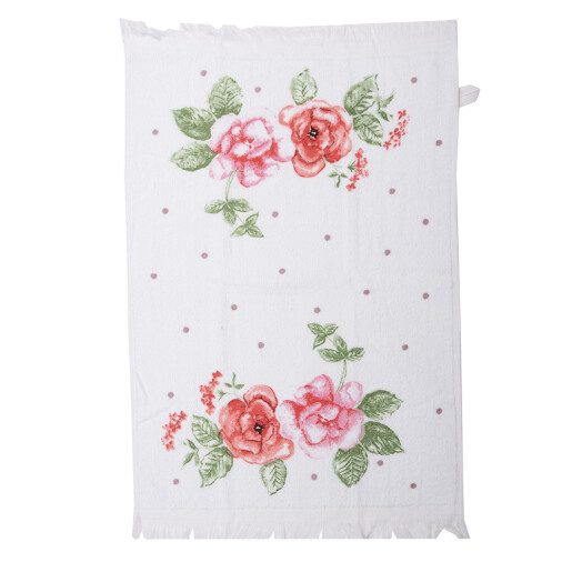 Prosop de maini si fata bumbac multicolor Roses 40x66 cm