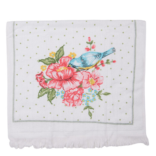 Prosop de maini si fata bumbac multicolor Flowers 40x66 cm