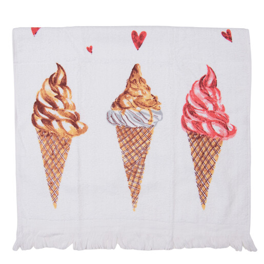 Prosop de maini si fata bumbac multicolor Ice Cream 40x66 cm