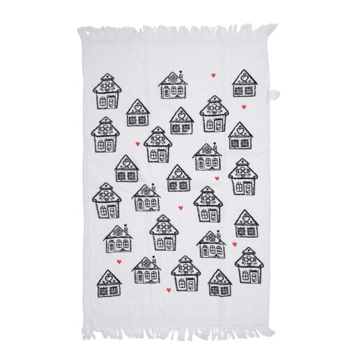 Prosop de maini si fata bumbac multicolor Casuta Turta Dulce 40x66 cm
