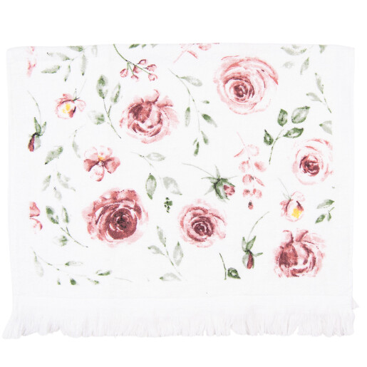 Prosop de maini si fata bumbac multicolor Trandafiri 40x66 cm