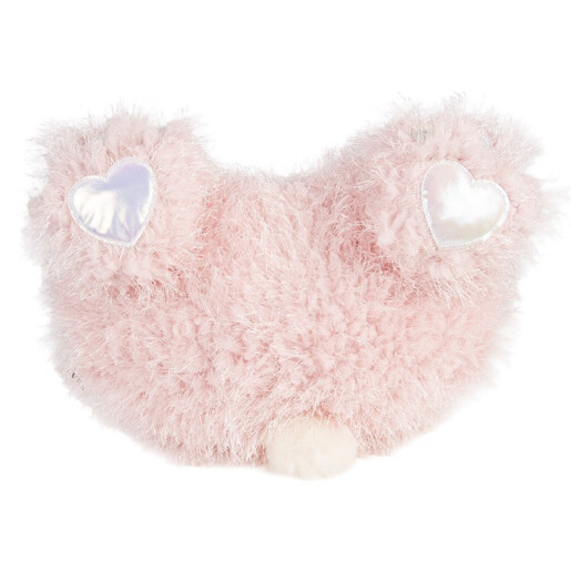 Perna decorativa Paste Iepuras poliester roz 38x14x27 cm