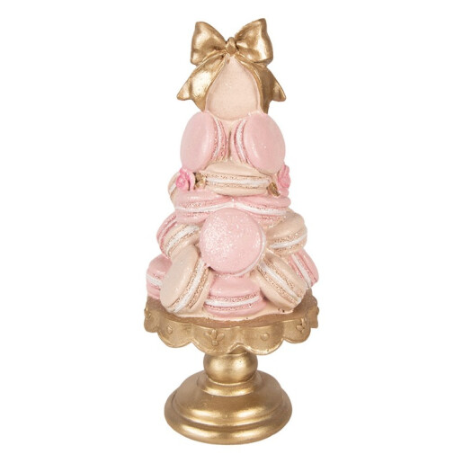 Decoratiune Tort polirasina roz aurie Ø 13x29 cm