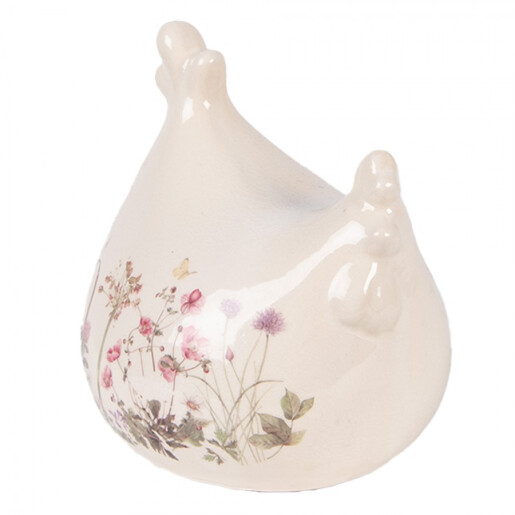 Figurina Gaina Paste ceramica multicolora 12x11x13 cm