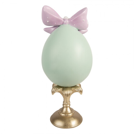 Ou decorativ Paste polirasina multicolora 17x16x41 cm